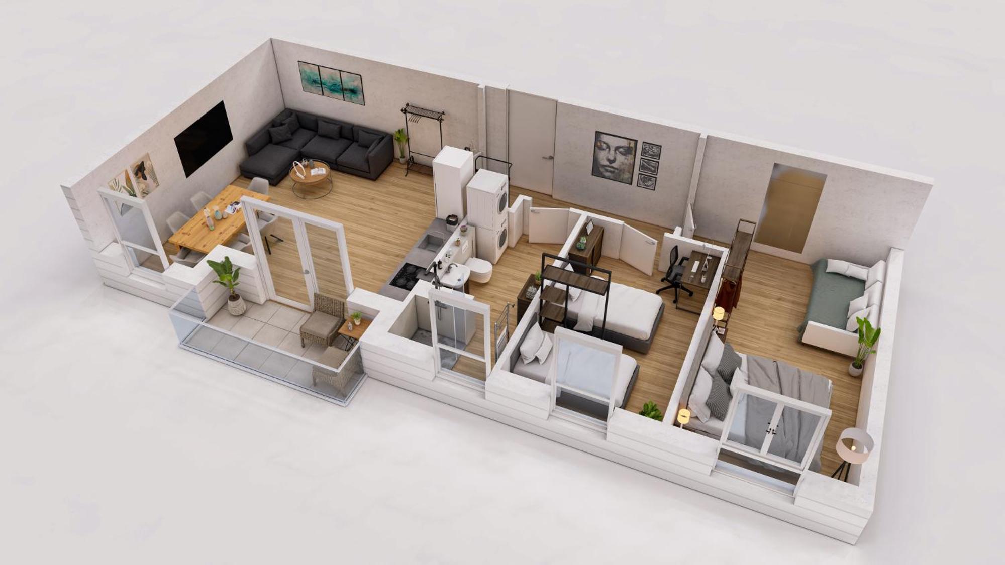 Tomsflat Braunschweig - 3 Rooms, Kitchen, Workspace, Highspeed Wifi, Washer & Dryer, Balcony Dış mekan fotoğraf